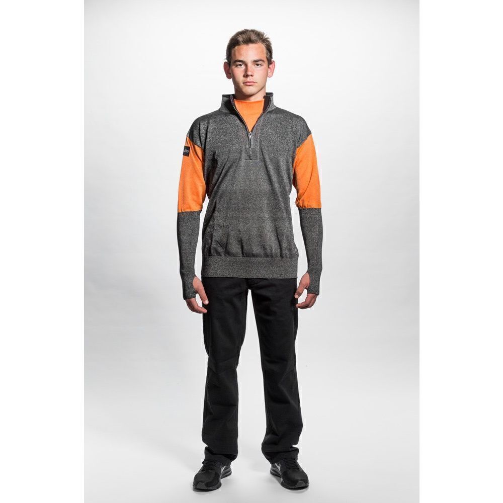 Tuff N Lite Men’s Keep Pullover 10″ Zipper Neck Zone Safety Cool Mesh Back and T